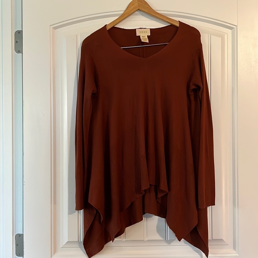 Anthropologie Shae handkerchief hem Tunic  Top Small